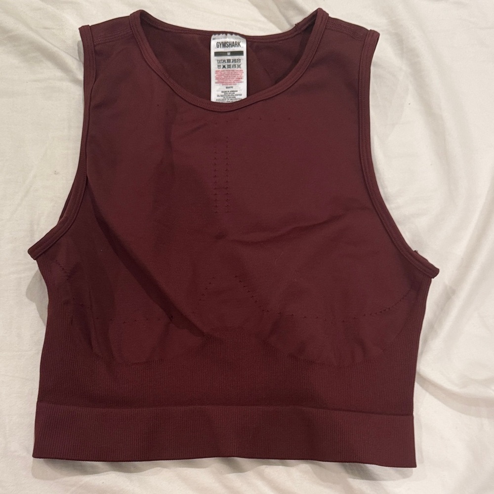 Gymshark Maroon Crop Top